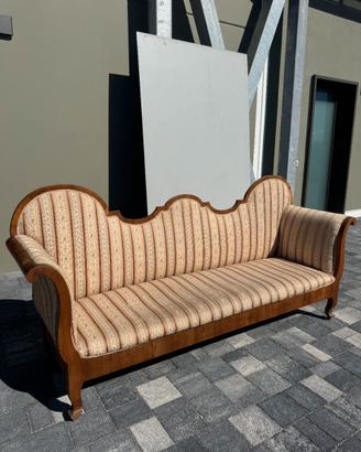 Divano in legno di noce epoca Luigi Filippo