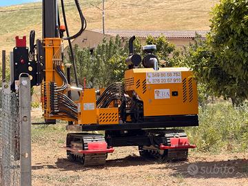 Noleggio battipalo + pto test