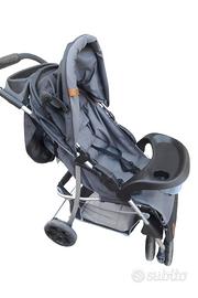 Passeggino leggero Lionelo Emma Plus Grey