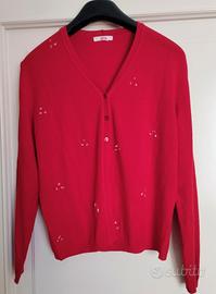 Cardigan donna rosso Janis