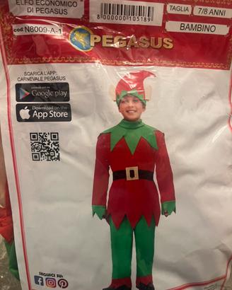 Vestito di carnevale, bimbo elfo