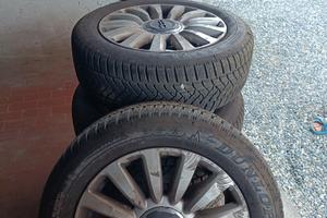 4 gomme con cerchi originali fiat 500L