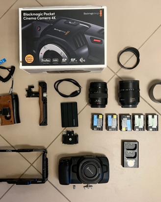 Set Black magic pocket cinema camera 4k BMPCC4K