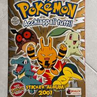 POKEMON  ALBUM  2001  COMPLETO Manca 1 Nel Poster