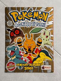POKEMON  ALBUM  2001  COMPLETO Manca 1 Nel Poster