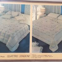 SET letto matrimoniale 4 stagioni VINTAGE NUOVO