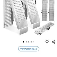 coppia pedane rampe di carico / scarico pieghevoli