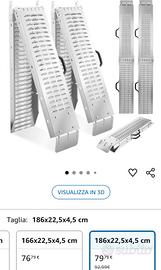 coppia pedane rampe di carico / scarico pieghevoli