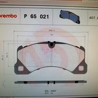 Pastiglie brembo nuove p65021 per cayenne e touare