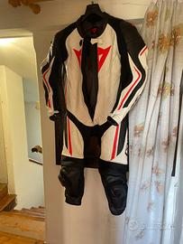 Tuta Dainese in pelle forata
