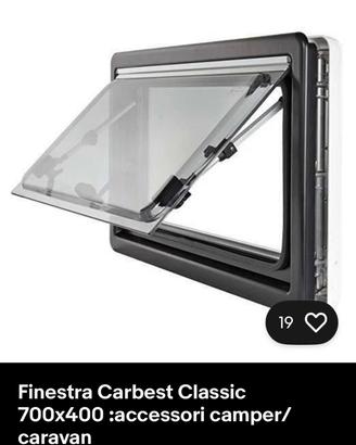Finestra Carbest per camper/furgone nuova