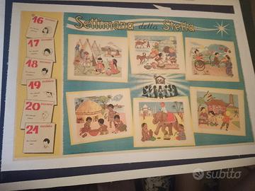 manifesto poster pubblicitario settimana stella