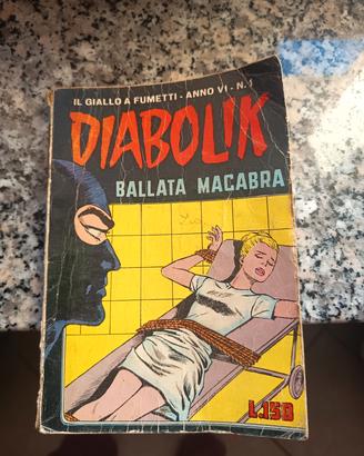 fumetto vintage diabolik