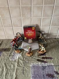CD piattaforma e personaggi Disney infinity PS3