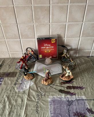 CD piattaforma e personaggi Disney infinity PS3