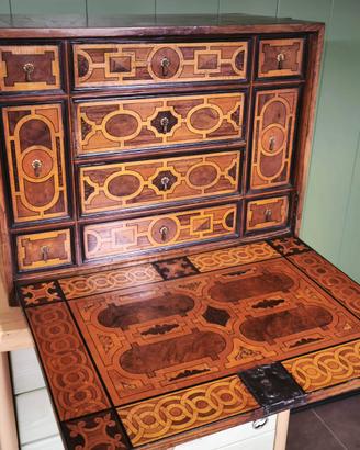 SECRETAIRE INTARSIATO ANTICO