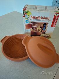 Pentola per patate cotte alla brace