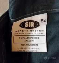 pantaloni lavoro sir
