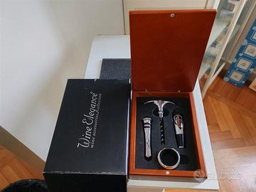 kit accessori per bottiglia di vino