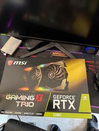 scheda video trio MSI 2080