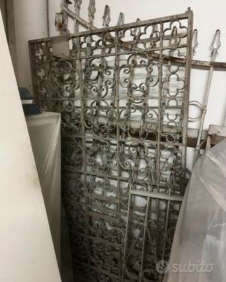 CANCELLO ELETTRICO ANTA FERRO BATTUTO