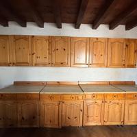 Cucina completa in legno 3,45m