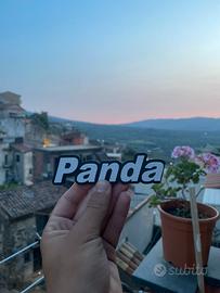 Logo posteriore fiat panda