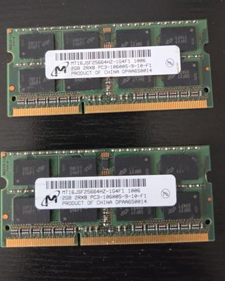 Sodimm DDR3 4GB 10600