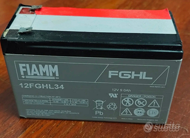 Batteria Moto Agm Fiamm Long Life 12v 9.0ah