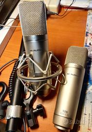 coppia microfoni da studio. M-AUDIO. CLASSE -A