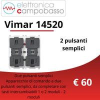 Pulsanti Vimar 14520, 14521, 14525, 14527, 14546
