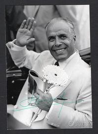AUTOGRAFO PRESIDENTE HABIB BOURGUIBA TUNISIA TUNIS