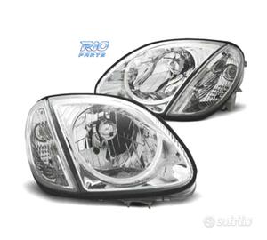 FARI MERCEDES CLASSE SLK R170 96-04 FONDO CROMATO
