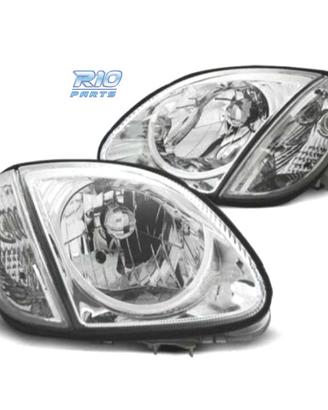 FARI MERCEDES CLASSE SLK R170 96-04 FONDO CROMATO