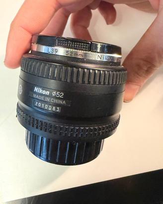 Nikon AF Nikkor 50mm f/1.8D camera lens