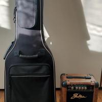 chitarra elettrica e amplificatore