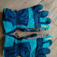 guanti da neve sci bambino 164 170 cm