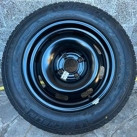 Ruota (pneumatico + cerchio ferro) Peugeot 208