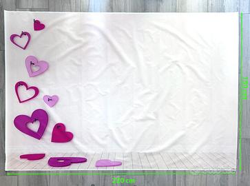 Fondale fotografico Backdrop - amore San Valentino