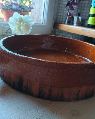 paellera in terracotta