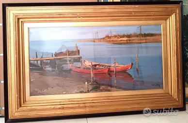 Quadro a olio Angiolo Volpe