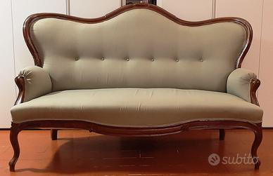 Antico divano Luigi Filippo 1850, originale