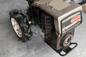 Motocoltivatore, barra falciante e fresa