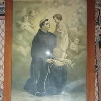 Quadro Religioso Sant'Antonio Vintage