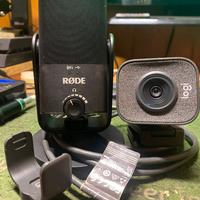 RODE NT-USB Mini +logitech streamcam kit streaming