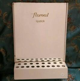 ESPOSITORE CONSOLLE ROSSETTO per trucco VINTAGE