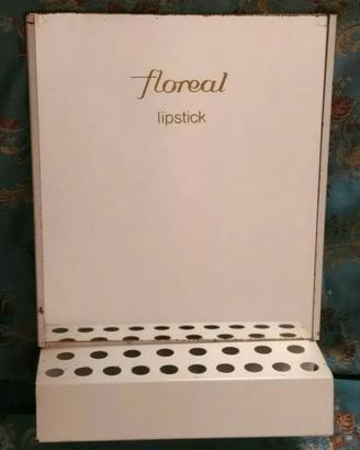 ESPOSITORE CONSOLLE ROSSETTO per trucco VINTAGE
