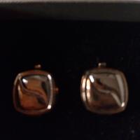 GEMELLI PER CAMICIA ARGENTO PLACATO ORO
