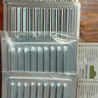 lotto 4 griglie di ventilazione INOX
