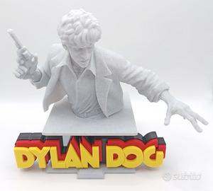 Dylan Dog Busto Fumetti Statua Busto 3D Printing